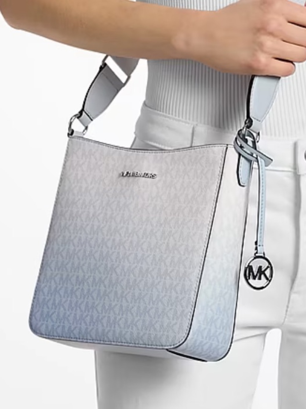 Michael Kors Jet Set Trvl Ombré Signature Logo Crossbody Messenger
Pale Ocean